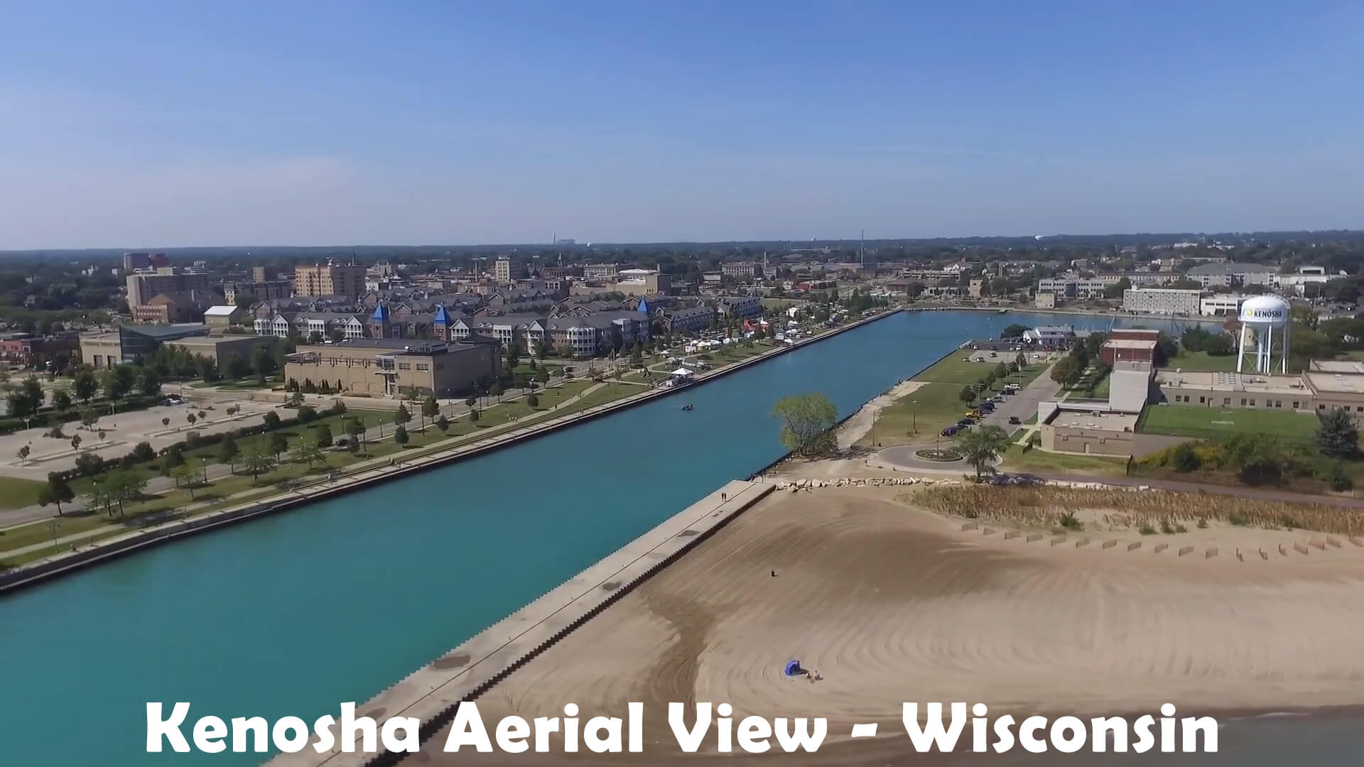 Kenosha Aerial View - Wisconsin 